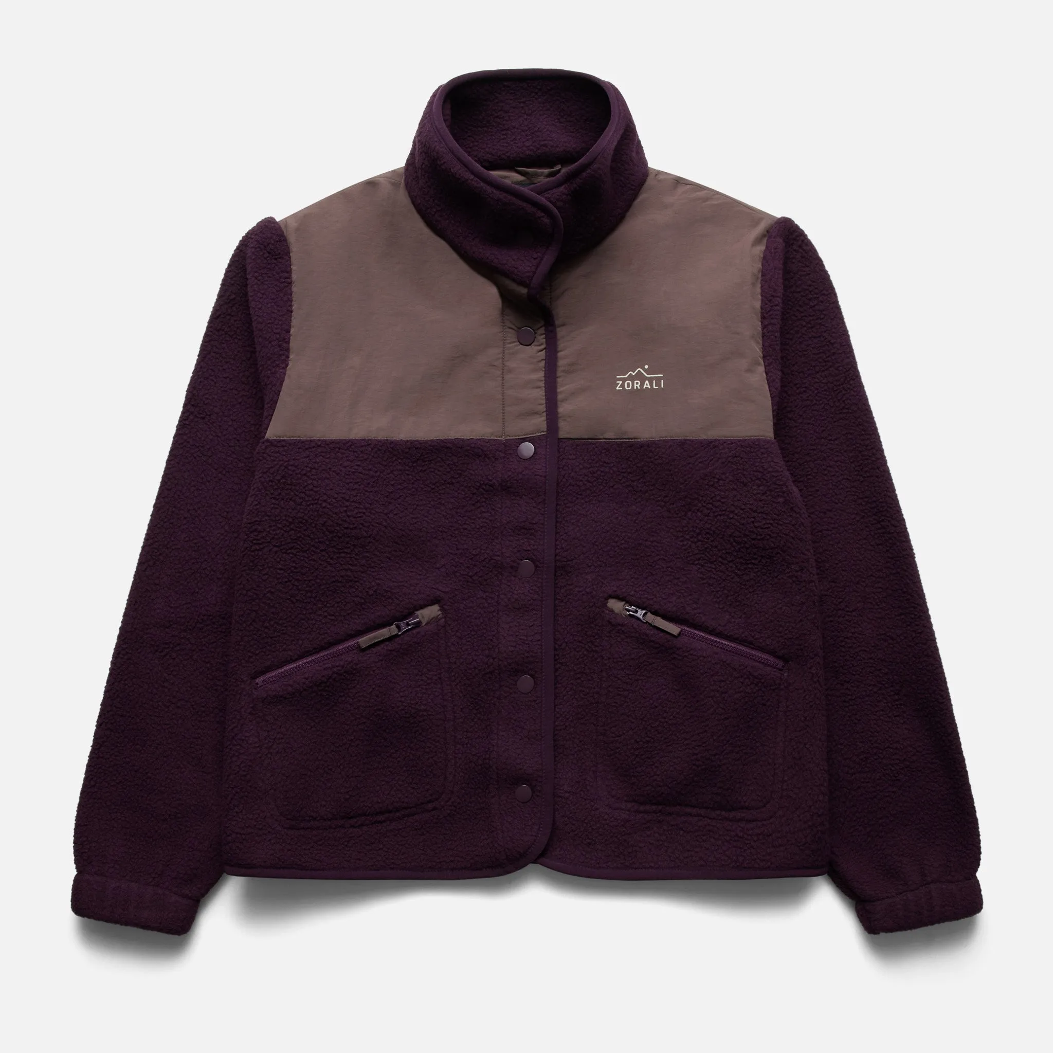 Womens Trail Fleece Deep Berry