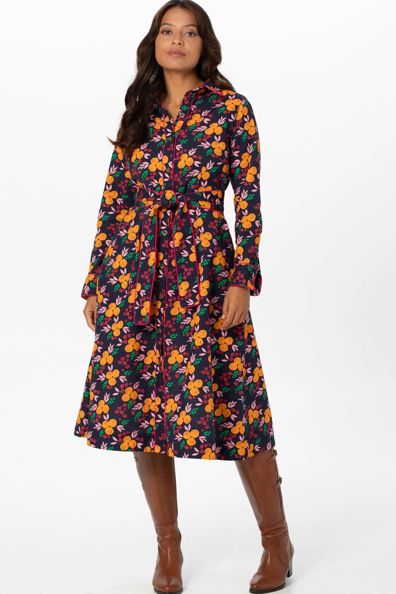 Zoey Dress Winter Berries